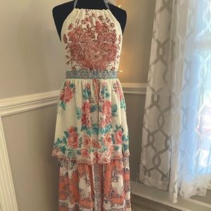 NWOT Bohemian Floral Flow Dress.